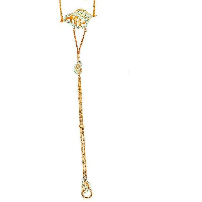 22K/916 Plain Gold Designer Panja