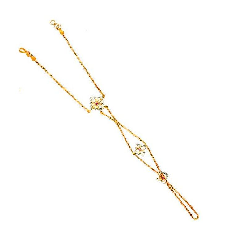 22K/916 Designer Gold Diamond Hathpan