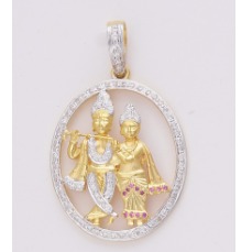 22KT Ladies Gold Fancy Pendant