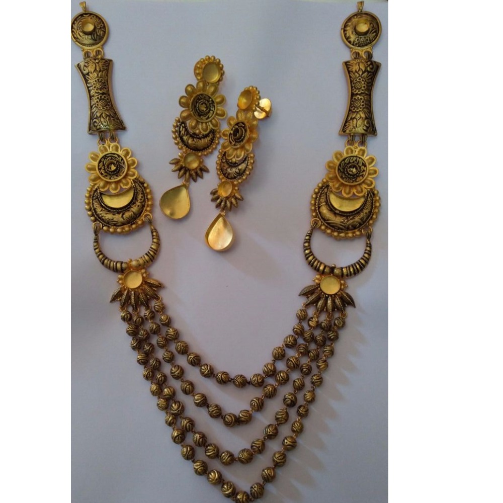 Fancy Jadtar Necklace Set