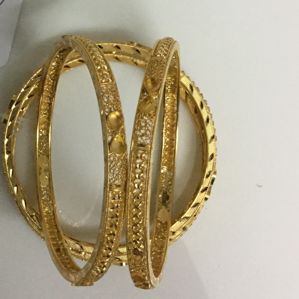 22KT Gold Ladies Bangle Yellow