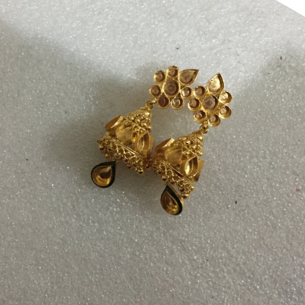 22KT Gold Ladies Indian Designer Earrings