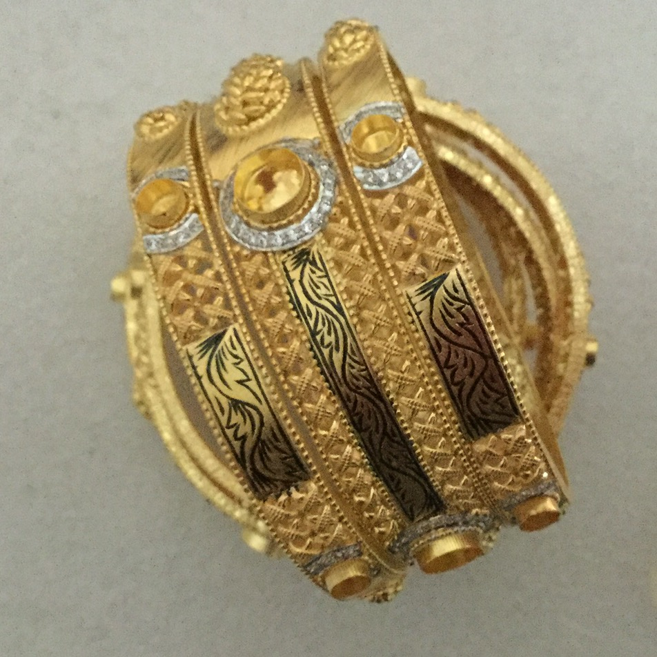 916 Gold Ladies Indian Antique Bangle