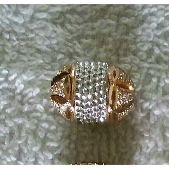 22K Gold Indian Arc Fashion Vertical Para