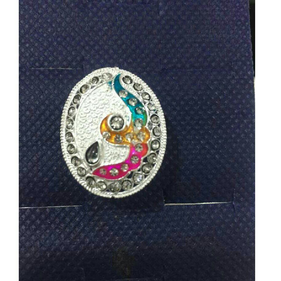 Silver Rajwadi Style Ladies Ring