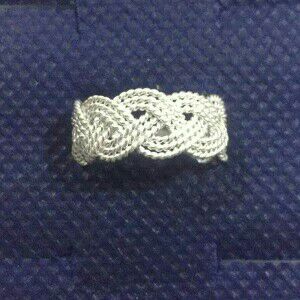 Plain Silver Ladies Ring