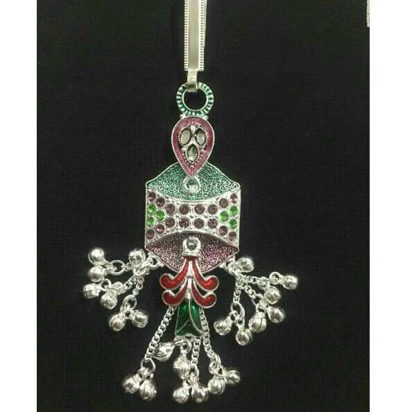 Silver Meenakari Ladies Juda