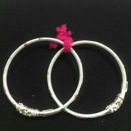 Plain Silver Kids Kada