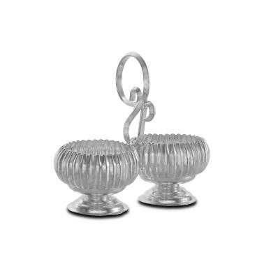 Silver Traditional Kumkum Kankavati