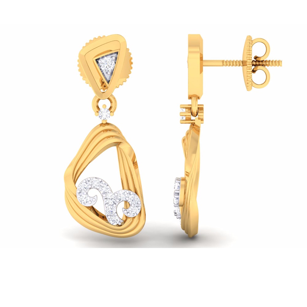 Fancy Ladies CZ Diamond Pendent set - Image 4