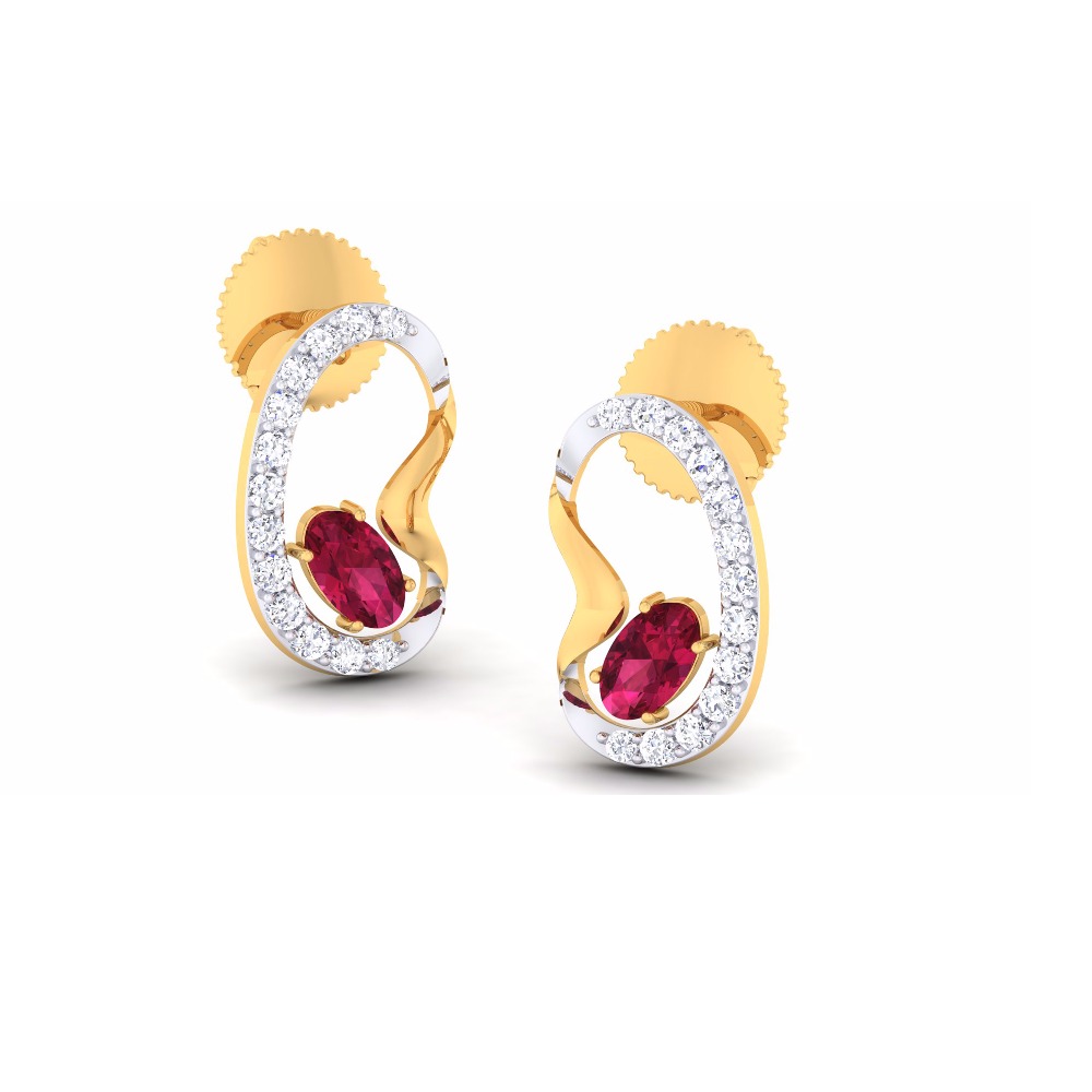 18KT Ladies CZ Diamond Pendent set - Image 4