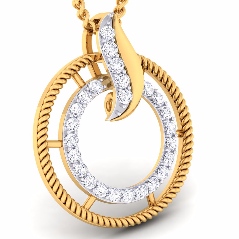 CZ Daimond Pendent set - Image 2