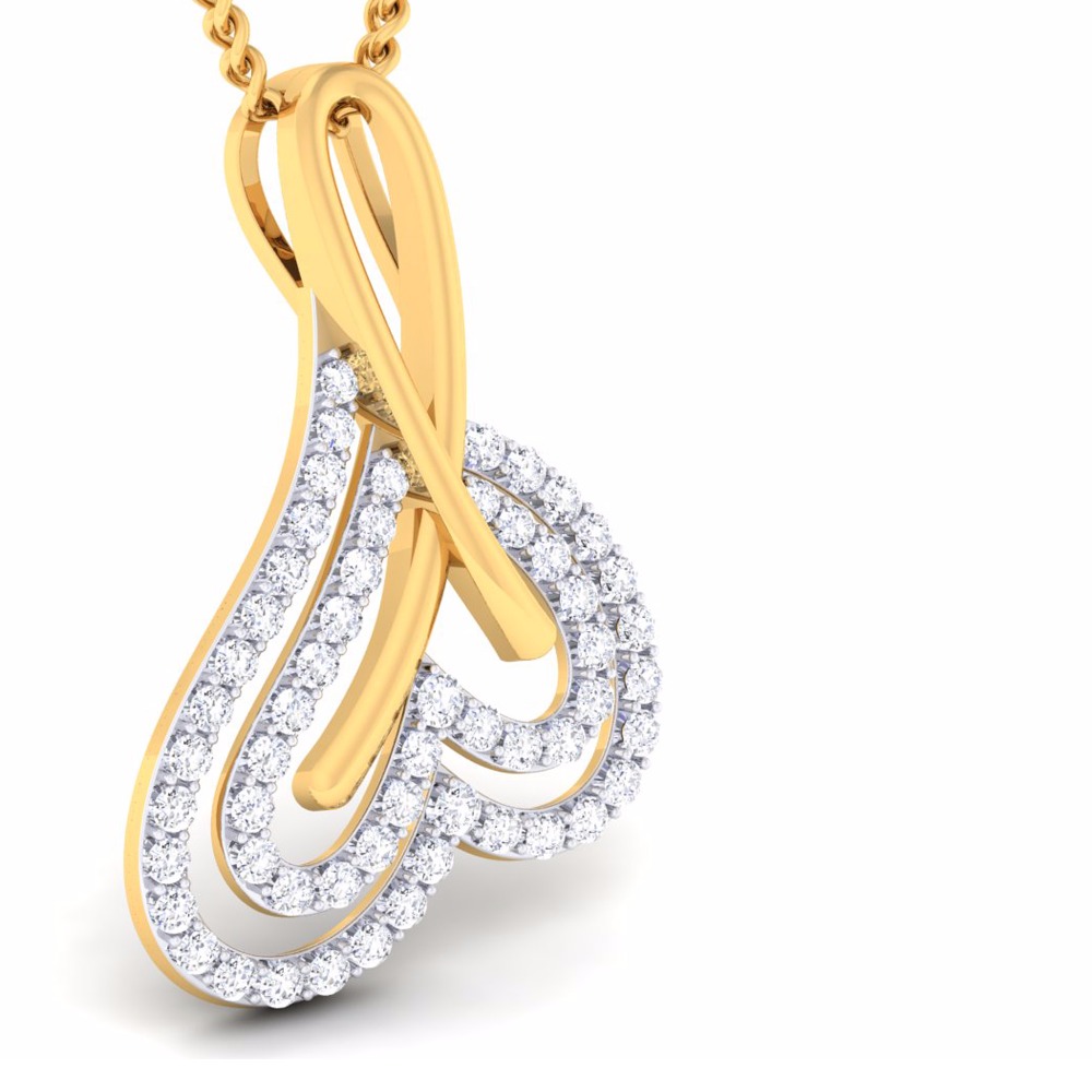 CZ Daimond Pendent set - Image 2