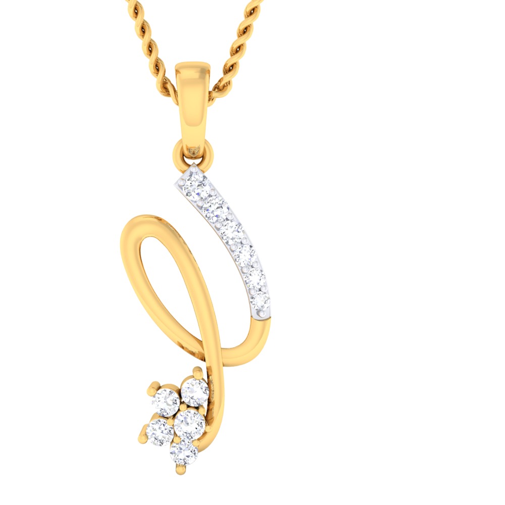 CZ Daimond Pendent set