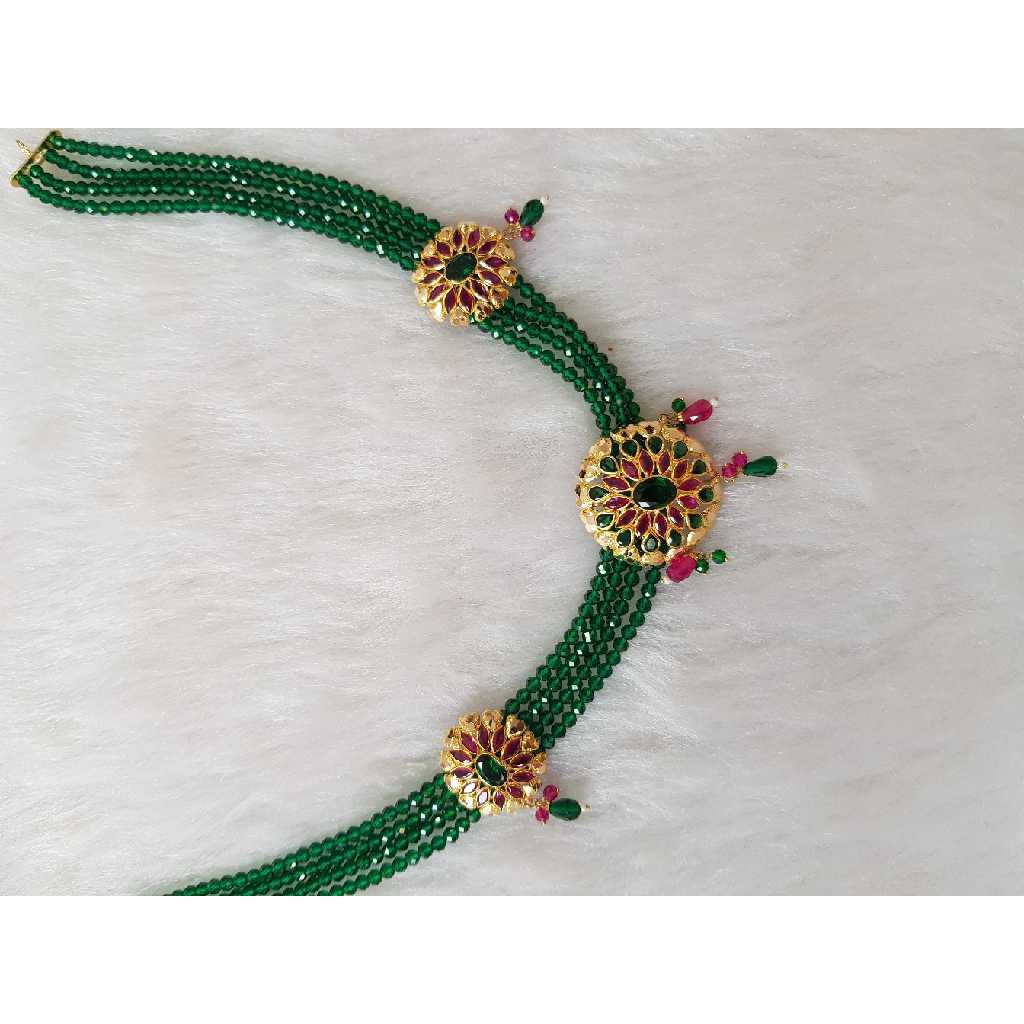 916 Gold Colorful Moti Set