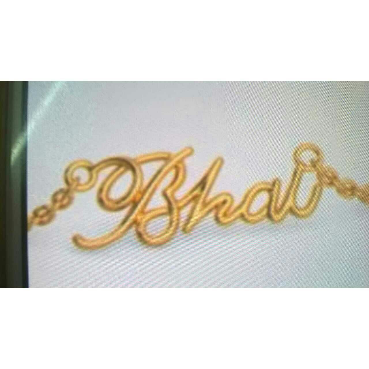 22K / 916 Gold Name Gents Classic Pendant