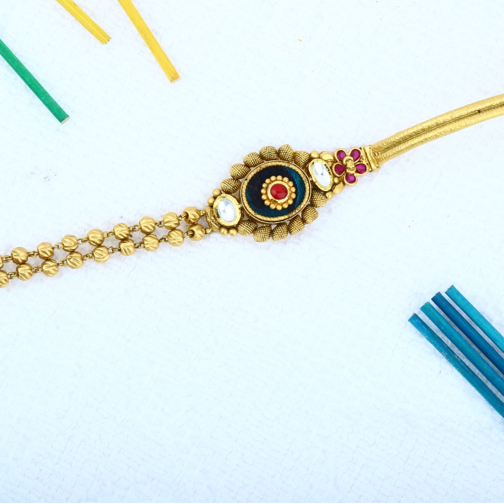 22KT Gold Antique Bracelet BRG - 0039