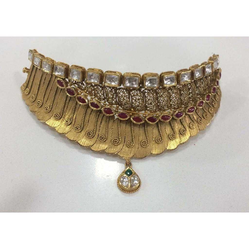 Antique Jadtar Bridal Coller Set