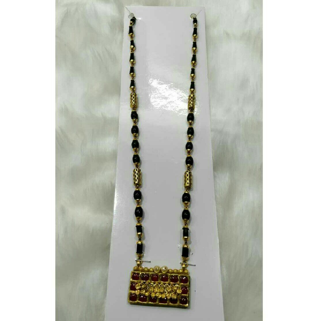 916 Antique Gold Marwadi Bridal Mangalsurta