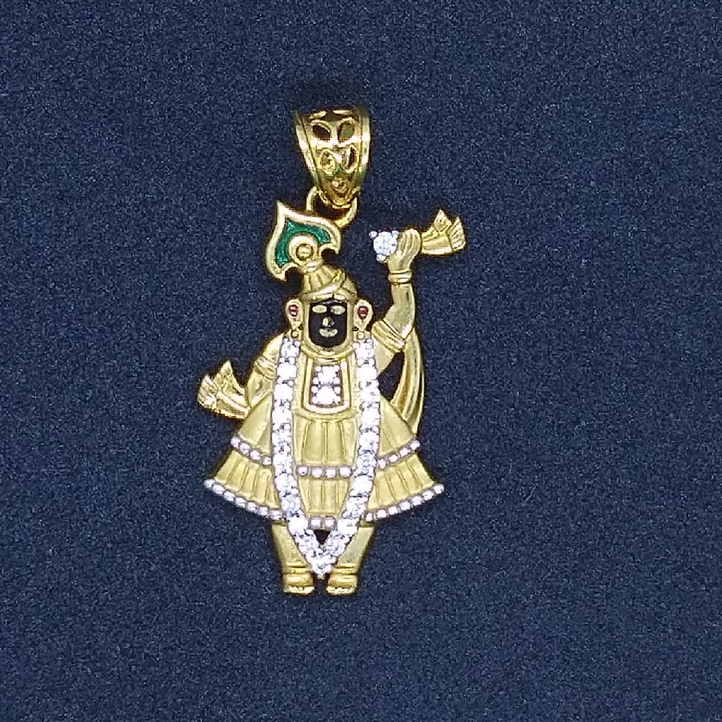 916 gold  srinathji pendant tj-040