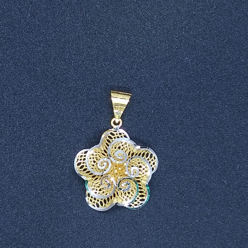 916 gold fancy pendant tj-039