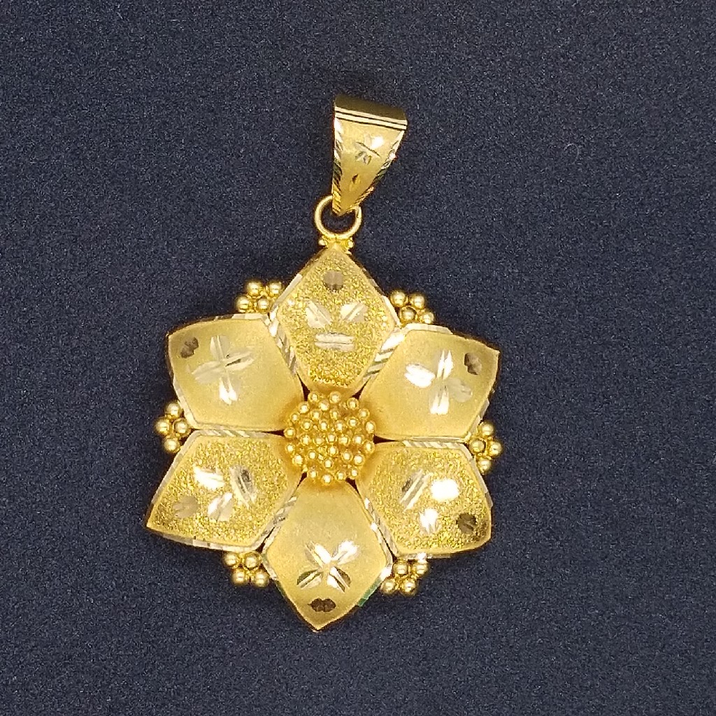 916 gold fancy pendant tj-038