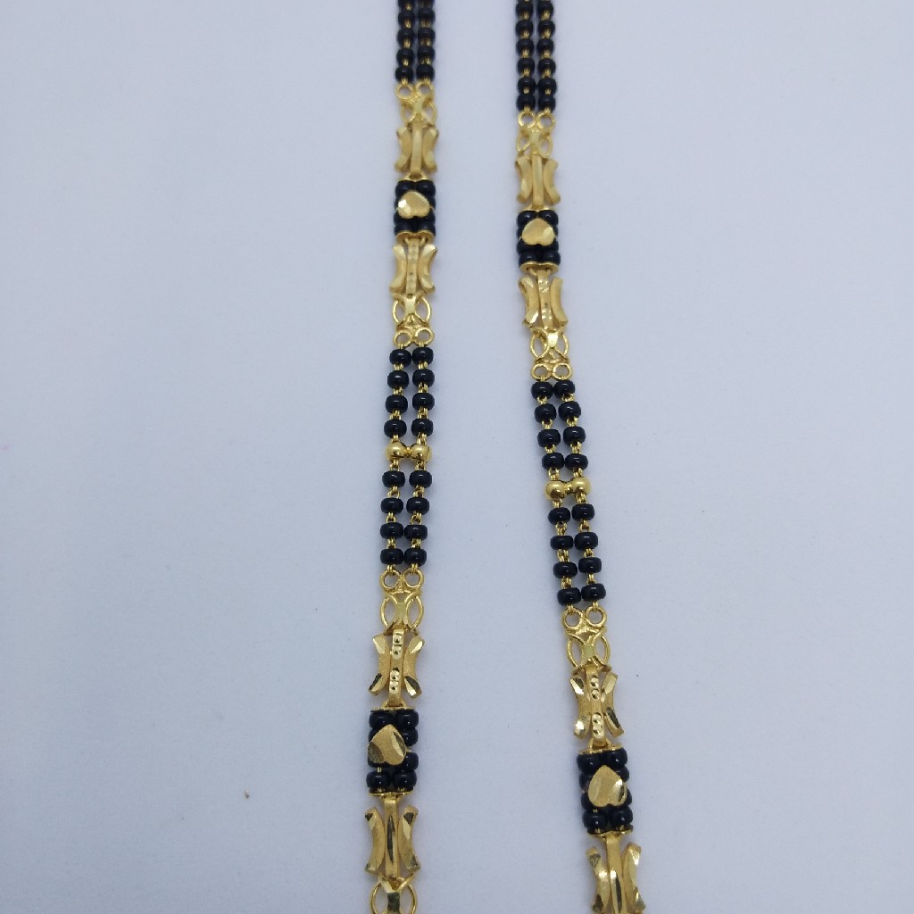 916 GOLD FANCY VATKI MANGALSUTRA TJ-036 - Image 3