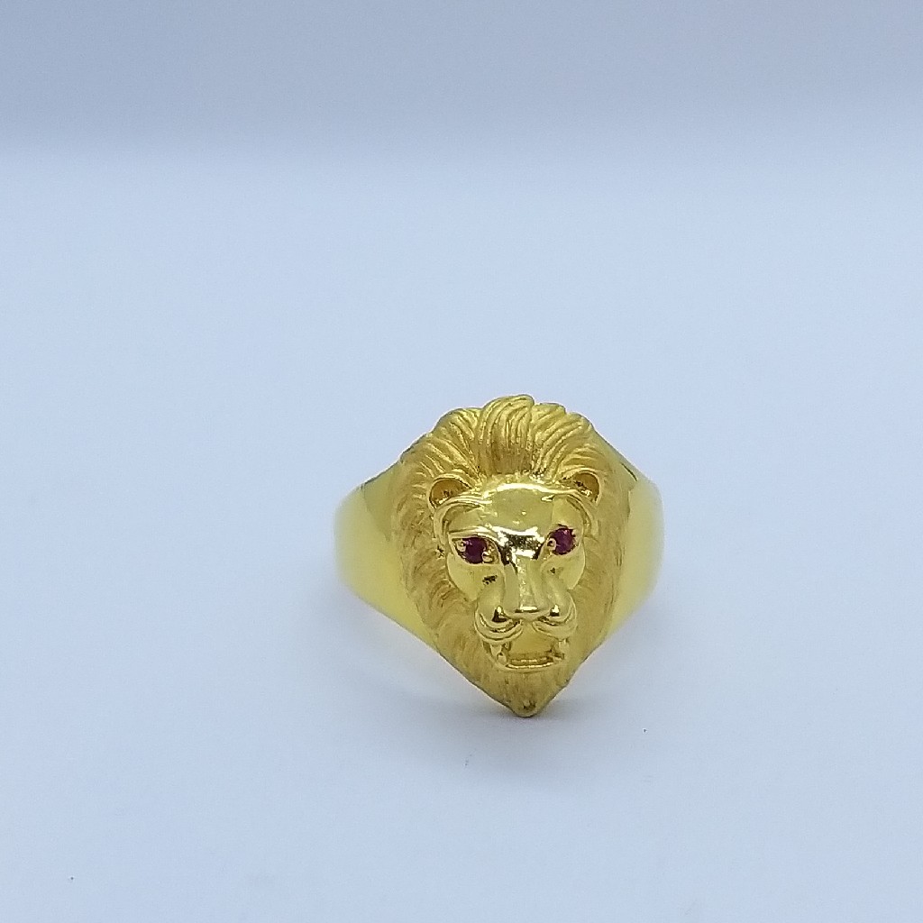 916 gold casting Gents Ring tj-012