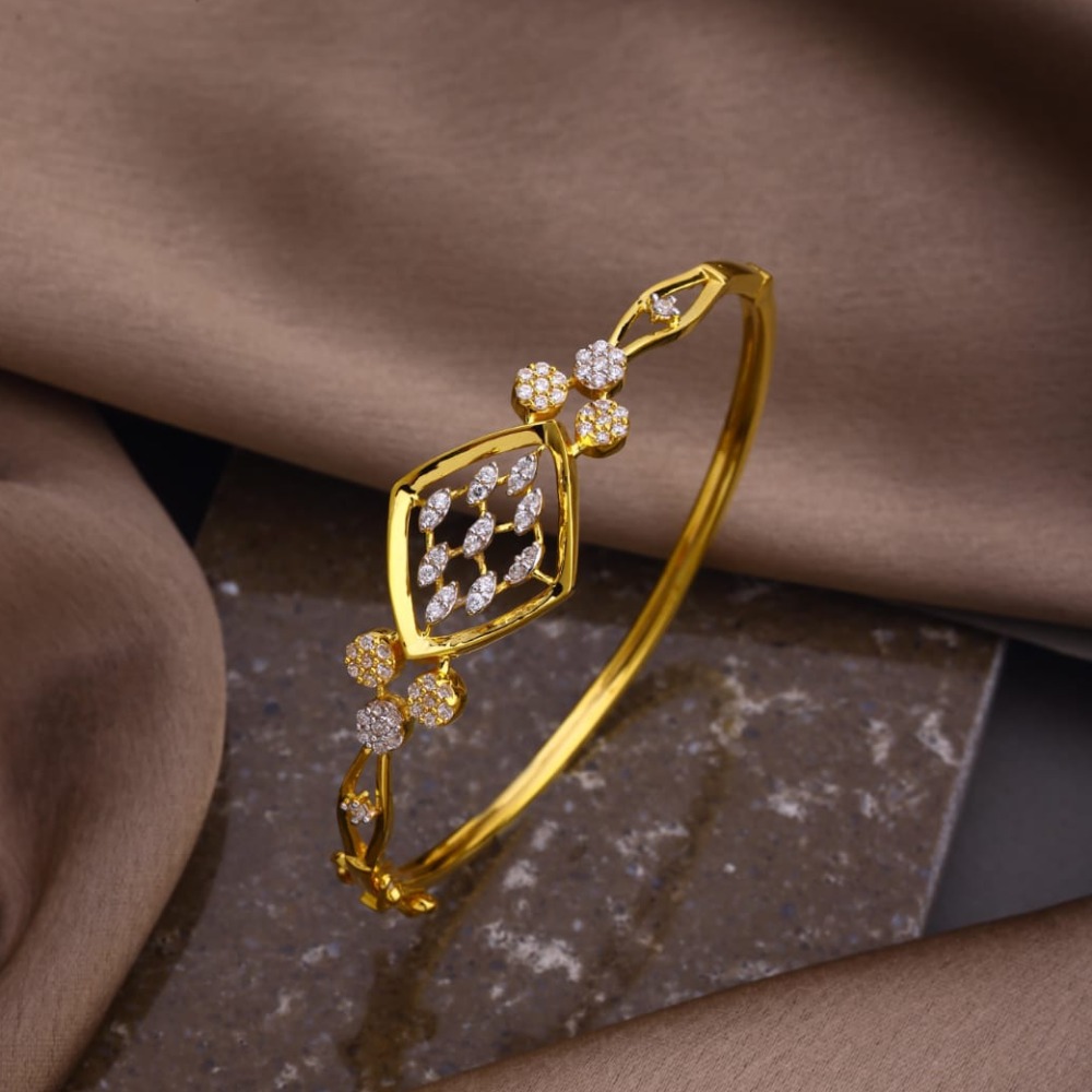 22K Gold CZ Diamond bracelet For Women