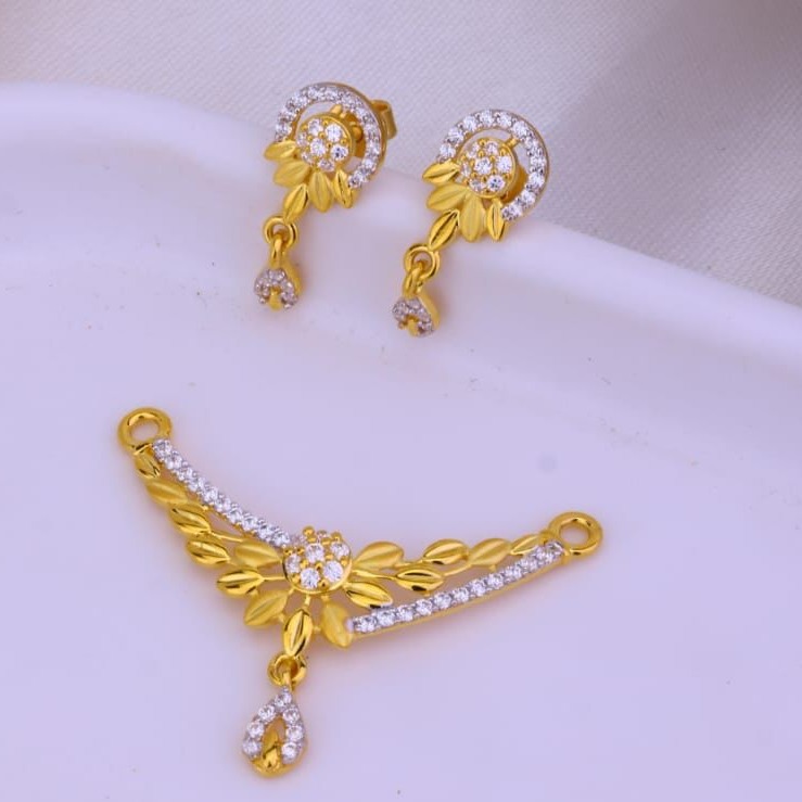 22K Gold Fancy Mangalsutra Pendant