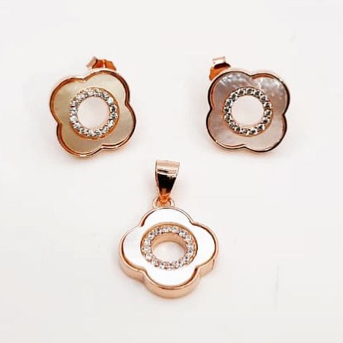 92.5 rose gold pendant tops
