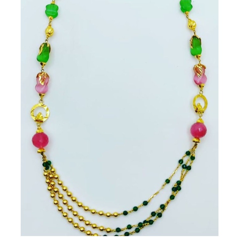 916 gold moti-mala
