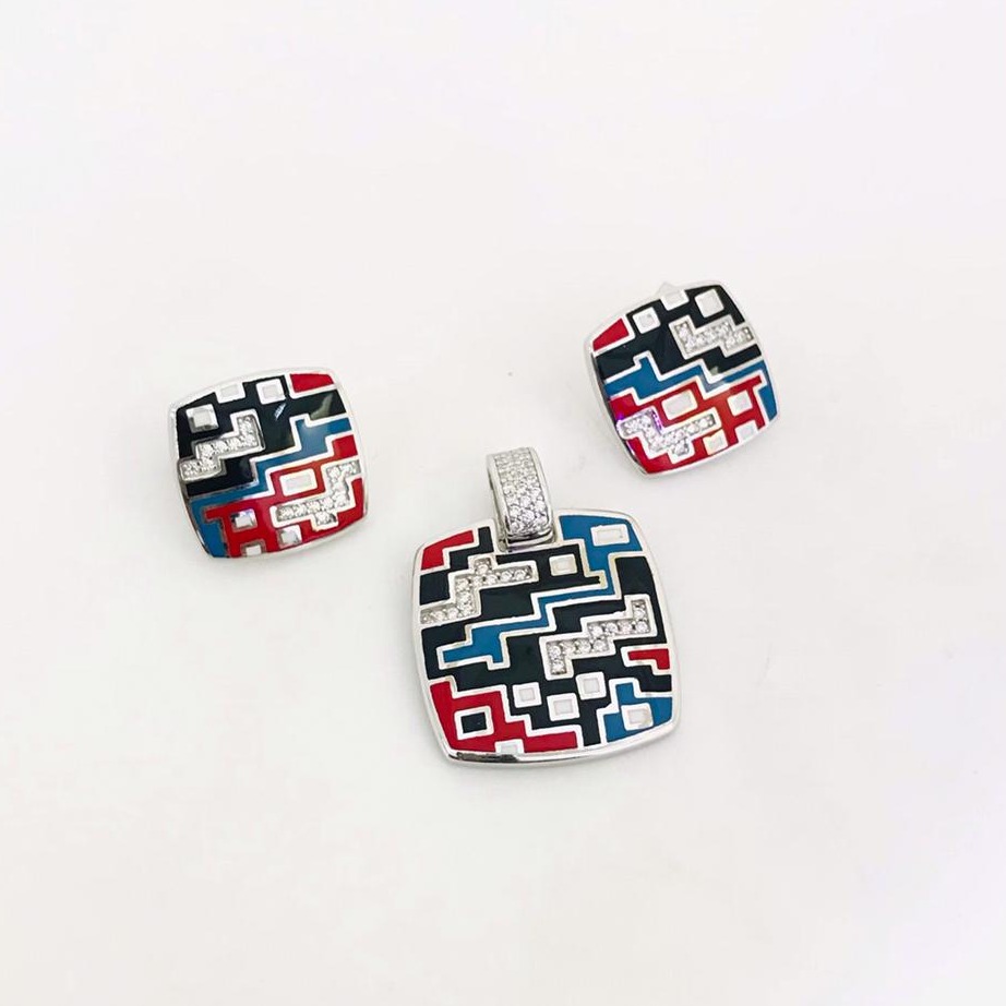 92.5 SILVER PENDENT SET