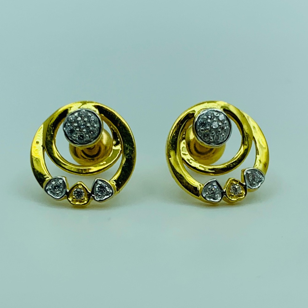 22ct gold round tops