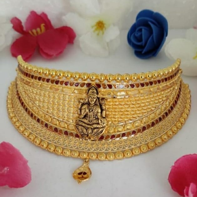 22ct gold choker set