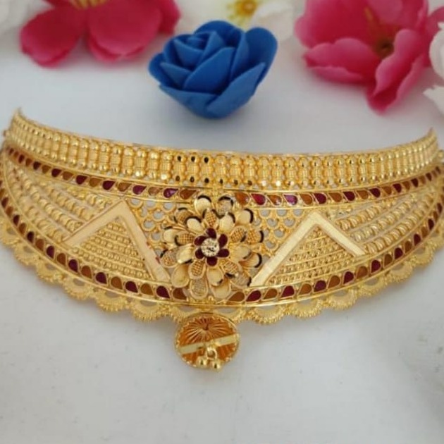 22 CT GOLD BRIDAL SET (choker)