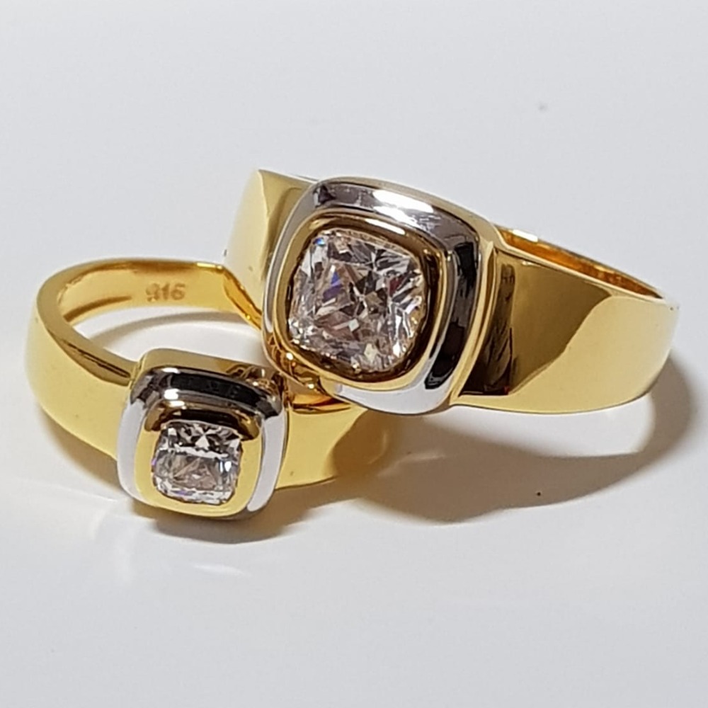 22 ct gold couple ring