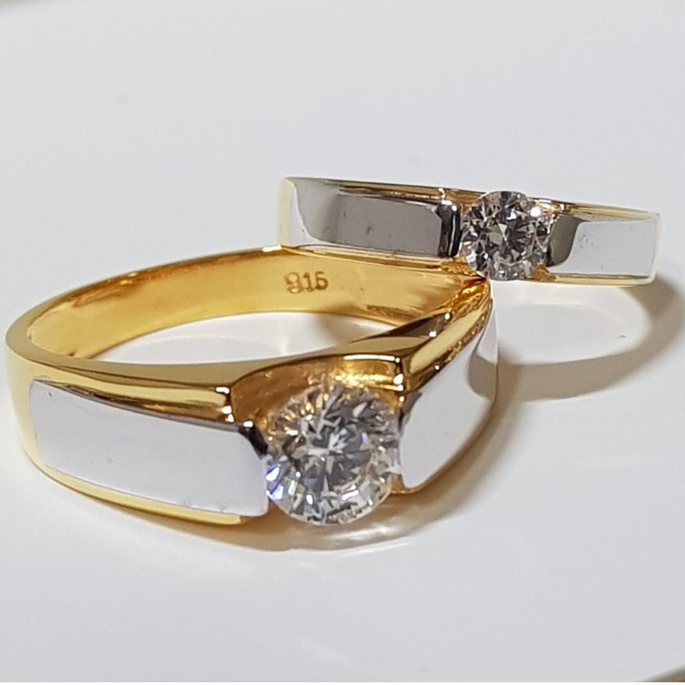 22 CT GOLD COUPLE RING FOR ENGAGEMENT