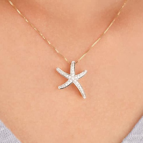 22 CT GOLD PENDENT STAR FISH WORK GPDA-00013