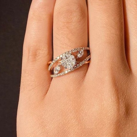 22 CT. GOLD RING UNIQE DESIGN GRGA-00018