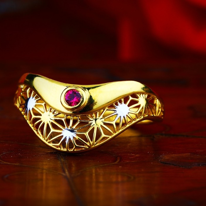 916 Gold Designer Ring For Women TJ-R04