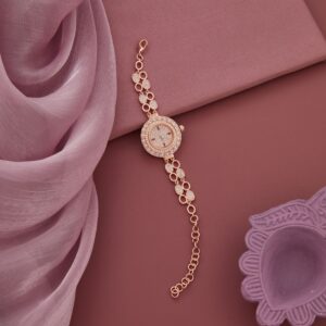 Allure diamond wrist watch in rose gold