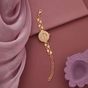 Golden Allure diamond wrist watch