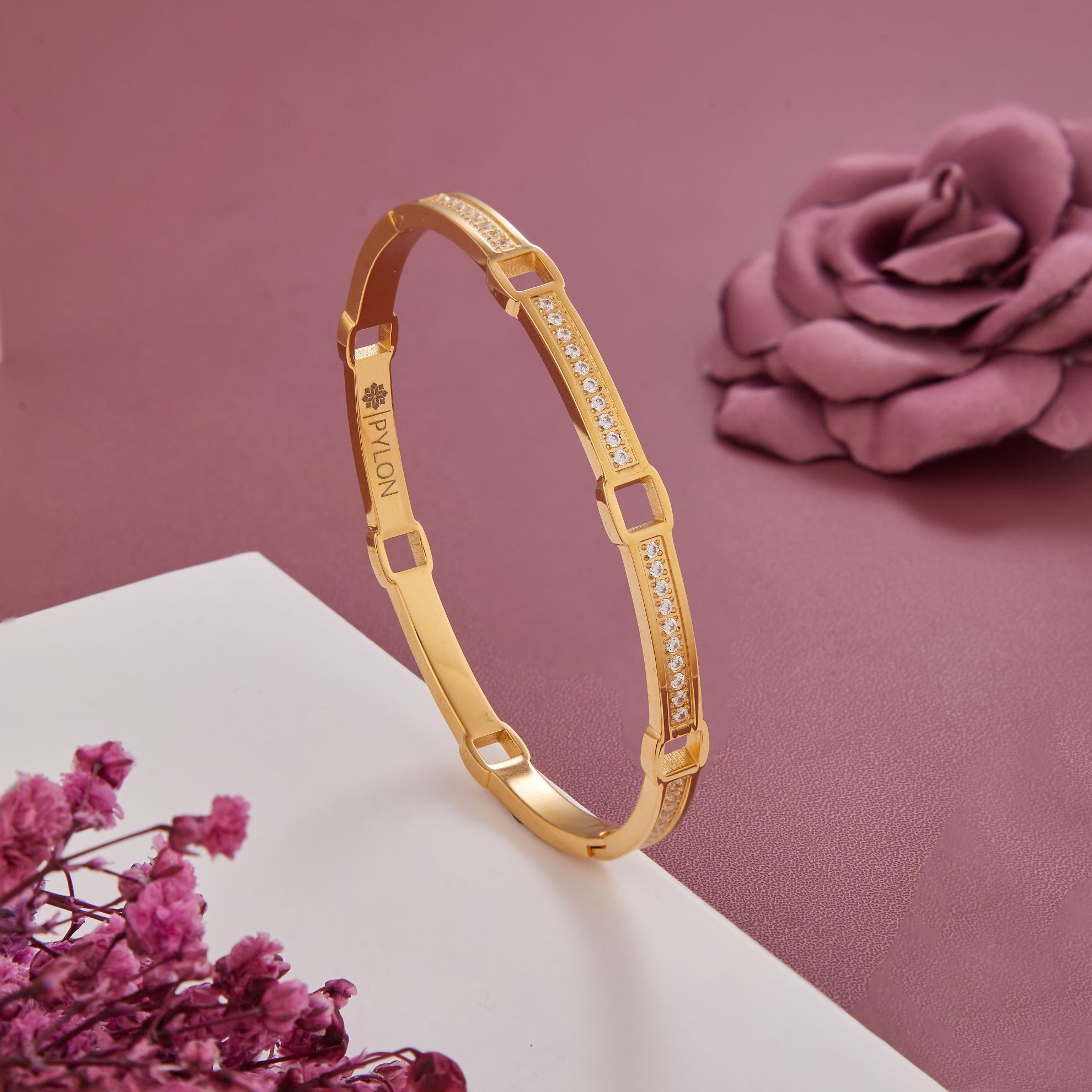 Gold Urban Matrix Cuff