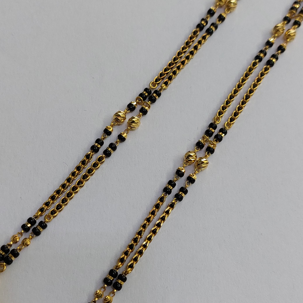 Gold Mangalsutra short design - Image 3
