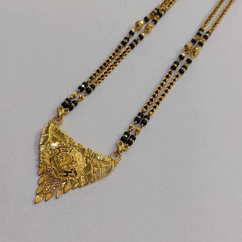 Gold Mangalsutra short design - Image 2