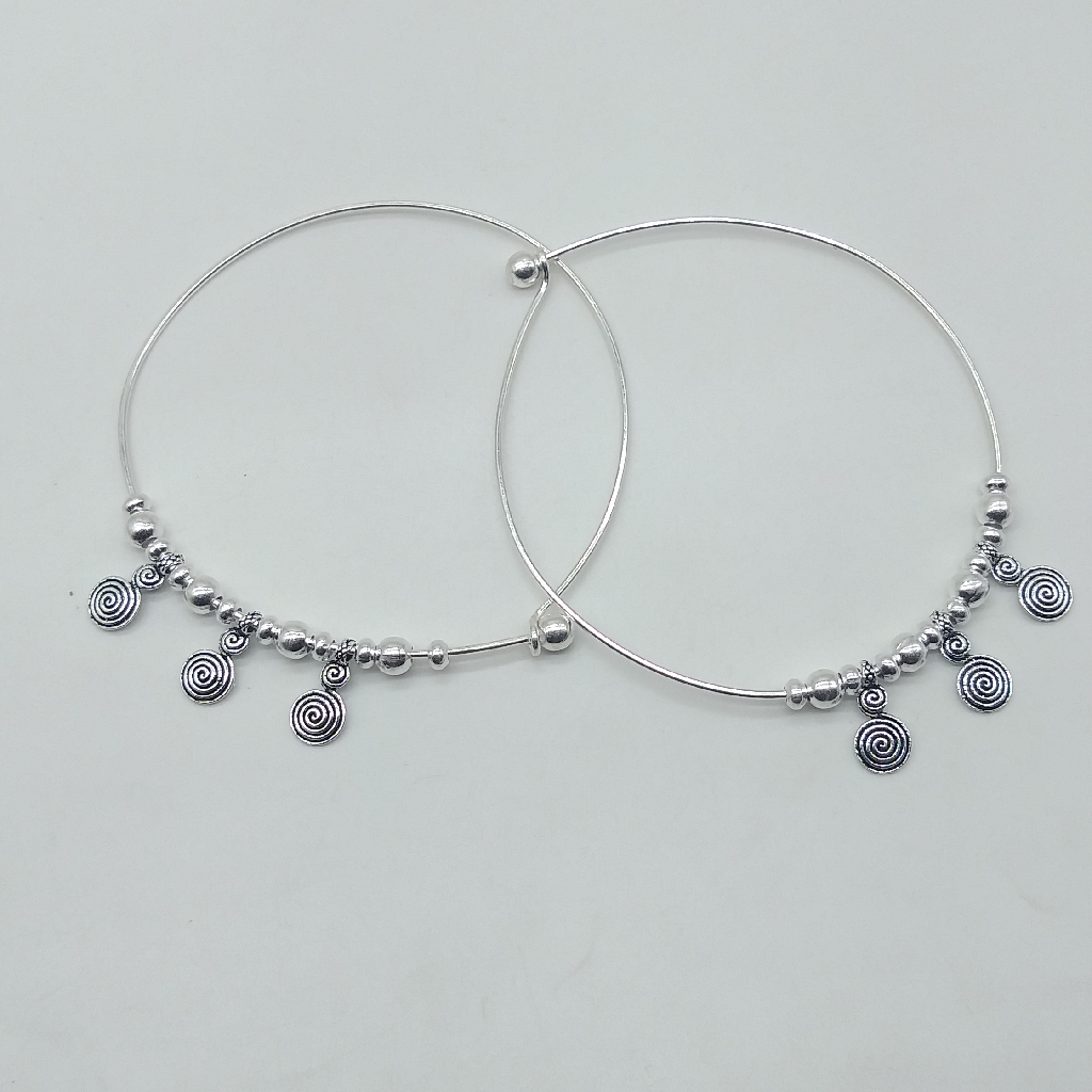 925 Silver Stylish kada payal