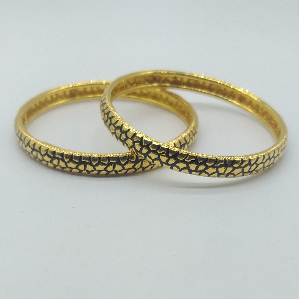 22Kt Gold bangles Oxidize