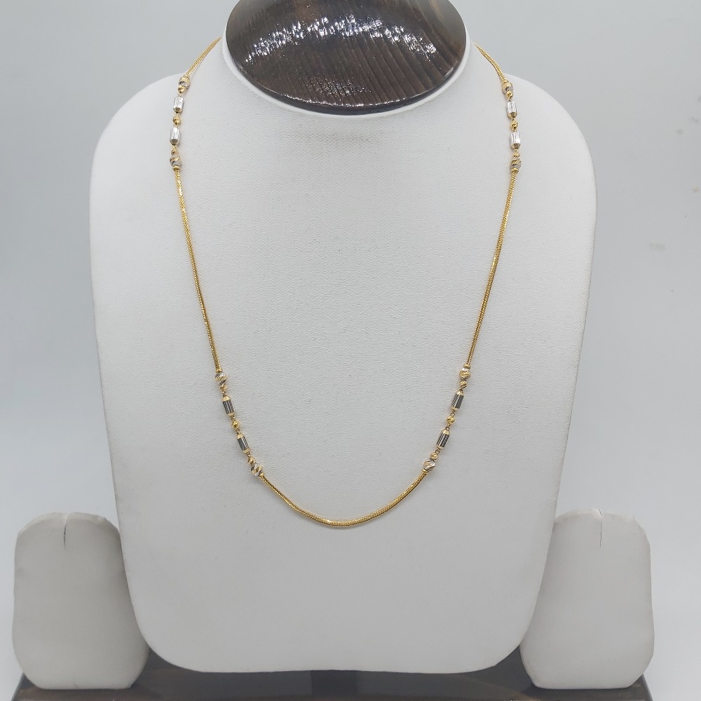Gold Rhodium Design Chain