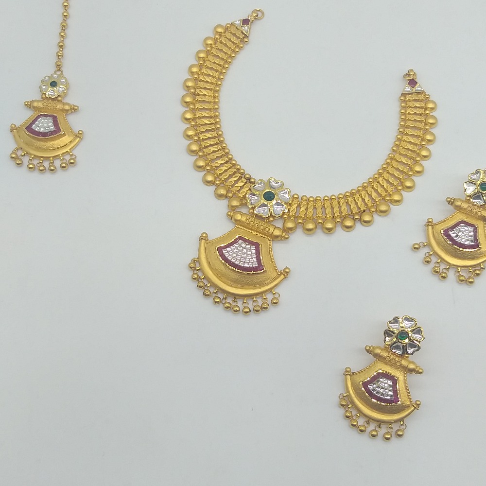 22k Gold Antique necklace set